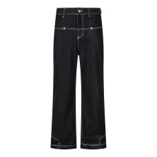 Inverted denim pants