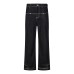 Inverted denim pants