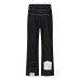 Inverted denim pants