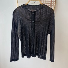 High-end Pleated Mesh Openwork Casual Lightweight Outerwear, Versatile and Fashionable for Spring and Autumn