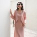 High-end Pleated Cardigan Coat, Casual Long Sleeve Outerwear Spring and Autumn New Arrival, Premium Quality