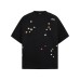Geometric hot stamping short sleeves