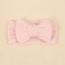 Children's hair accessories baby double layered bow lace mesh bow headband