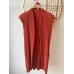 High-end Pleated French Loose Elegant Casual Sleeveless Tie-Outwear High-end Pleated French Loose Elegant Casual Sleeveless Tie-Outwear