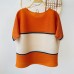 High-end Pleated Fashion Spliced Casual Irregular Plus Size Loose T-shir