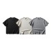 Stripe Textured Knit Short Sleeve Men's Casual Loose Top