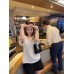 Women's Short Sleeve Round Neck Casual Solid Color Top Trendy