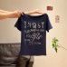 Letter Print Design Shoulder-Baring Short Sleeve T-Shirt 