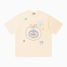 Fruit Embroidered Short Sleeve T