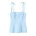 Versatile bow embellished slim fit top