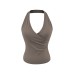 Six-color Strapless Yoga Tank Top for Women with Padded Sports Elastic Top