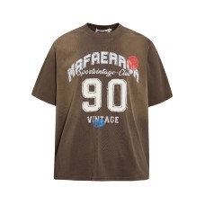 Spray painting old adhesive fabric embroidery short sleeves