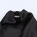 Asymmetric silk texture hanging neck sleeveless top