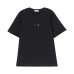 Round neck embroidered short sleeved top for women Round neck embroidered short sleeved top for women