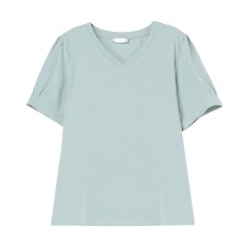 V-neck short sleeved top