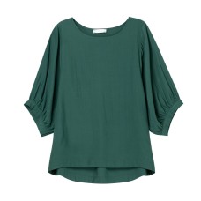 Round neck short sleeved top