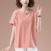Women's loose short sleeved top for women