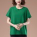 Women's loose short sleeved top for women