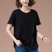 Women's loose short sleeved top for women