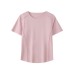 Round neck short sleeved top