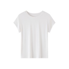 Round neck slim fit solid color top Round neck slim fit solid color top