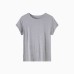 Round neck slim fit solid color top Round neck slim fit solid color top