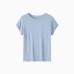 Round neck slim fit solid color top Round neck slim fit solid color top