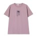 Round neck short sleeved top for women
