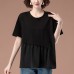 Round neck short sleeved top Round neck short sleeved top