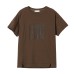 Round neck short sleeved T-shirt