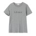 Round neck short sleeved T-shirt