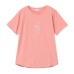 Embroidered sequin short sleeved T-shirt