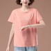 Embroidered sequin short sleeved T-shirt