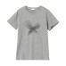 Short sleeved round neck top