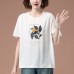 Round neck loose top