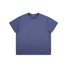 Split Panel Design Outdoor Loose Quick-Dry Couple's Short Sleeve