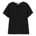 V-neck short sleeved top for women