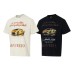 Car printed short sleeved T-shirt