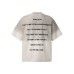 Spray painted vintage gradient short sleeved T-shirt