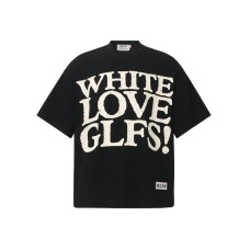 Letter printed short sleeved T-shirt Letter printed short sleeved T-shirt