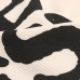 Letter printed short sleeved T-shirt
