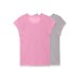 Summer short sleeved round neck ultra-fine knitted top