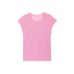 Summer short sleeved round neck ultra-fine knitted top
