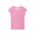 Summer short sleeved round neck ultra-fine knitted top