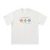 Cartoon carrier pigeon bird print pure cotton short sleeved shirt