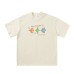 Cartoon carrier pigeon bird print pure cotton short sleeved shirt