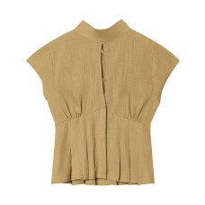 Summer Split Bow Decoration Sleeveless Top