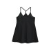U-neck White Women's Loose Slimming Top Summer Casual Sporty Tank Top Lightweight Inner Layer Camisole