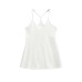 U-neck White Women's Loose Slimming Top Summer Casual Sporty Tank Top Lightweight Inner Layer Camisole