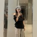 Letter Print Casual Off-Shoulder Short Sleeve T-Shirt 